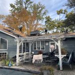Roof tear-off and underlayment preparation by DNS Exterior roofing crew on a residential home in Lockport, IL.
